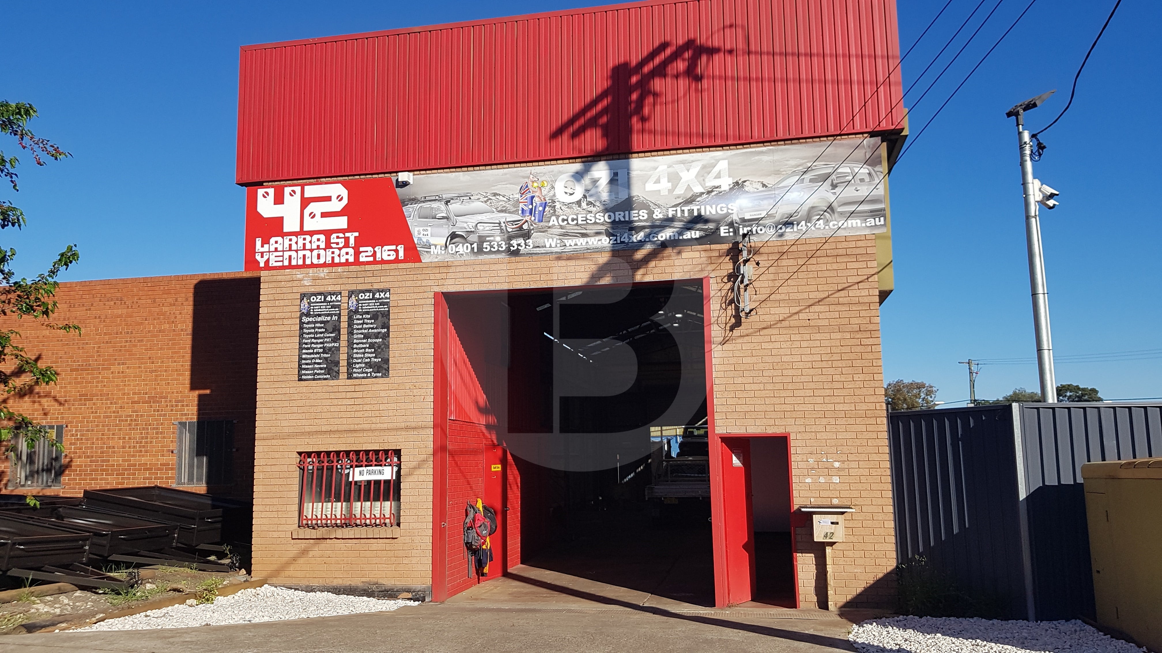 Freestanding Building with two street frontages.