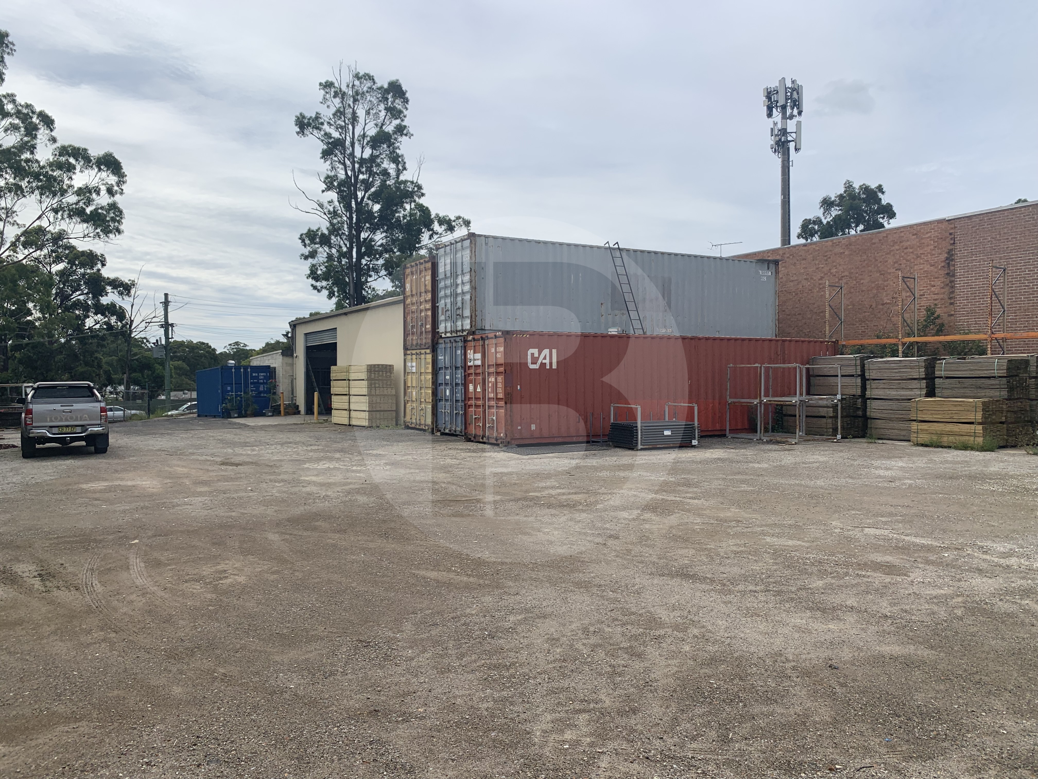 YARD WITH OFFICE/SHED YARD WITH OFFICE/SHED