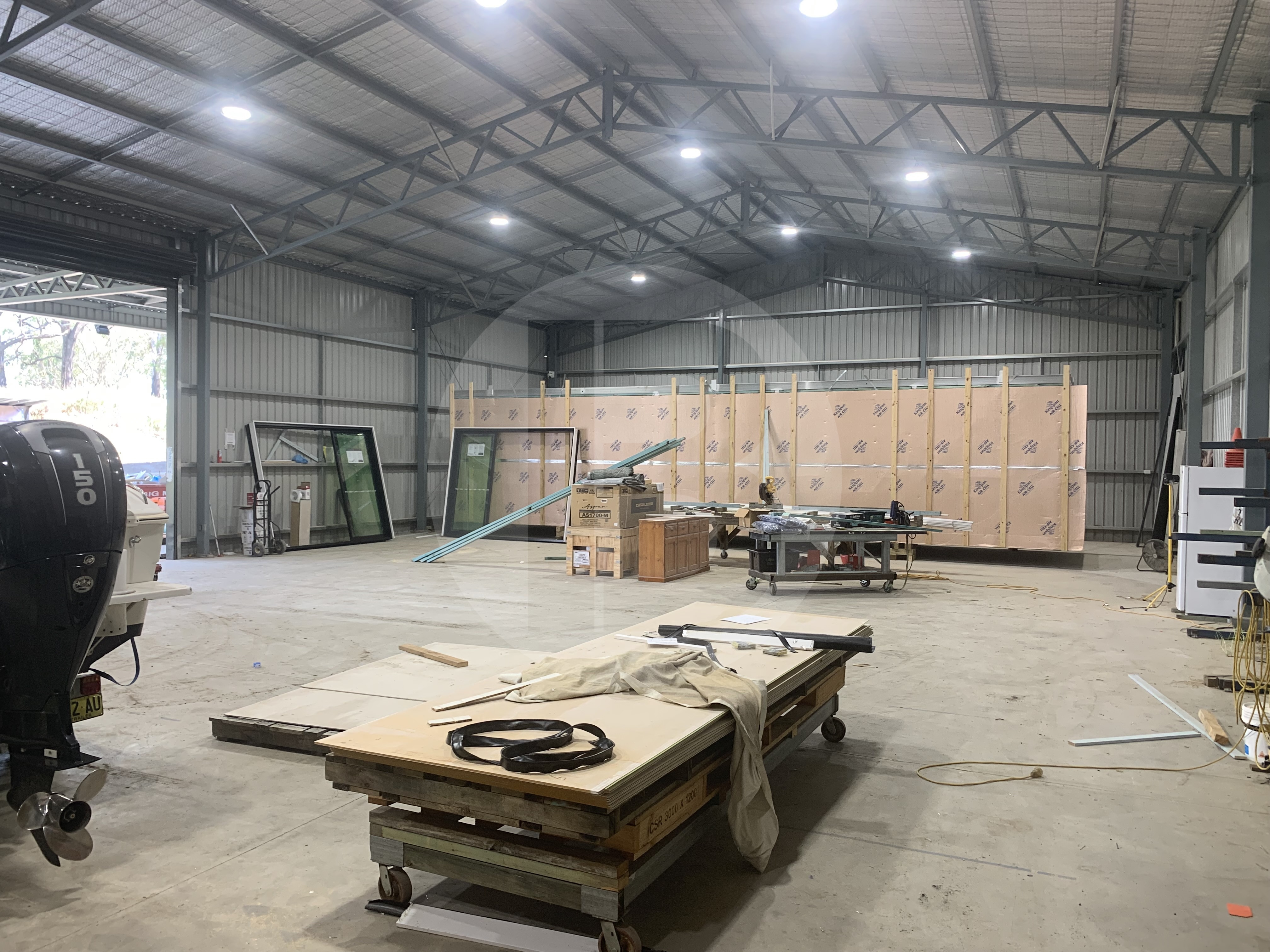 HIGH CLEARANCE SHED WITH AWNING AND EXCESS LAND HIGH CLEARANCE SHED WITH AWNING AND EXCESS LAND